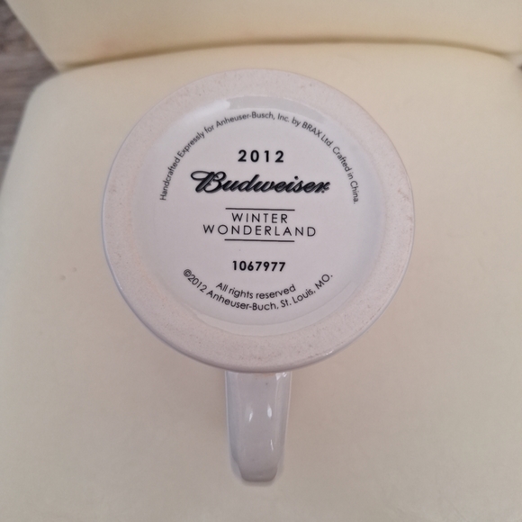 2012 Budweiser Holiday Stein Mug “Winter Wonderland” - Picture 3 of 4